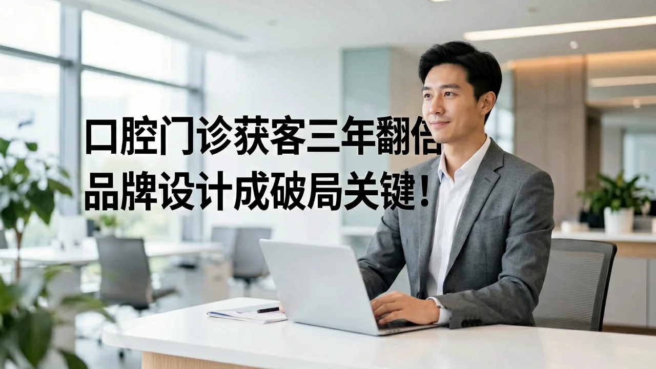 口腔门诊获客成本三年翻倍,品牌设计成破局关键