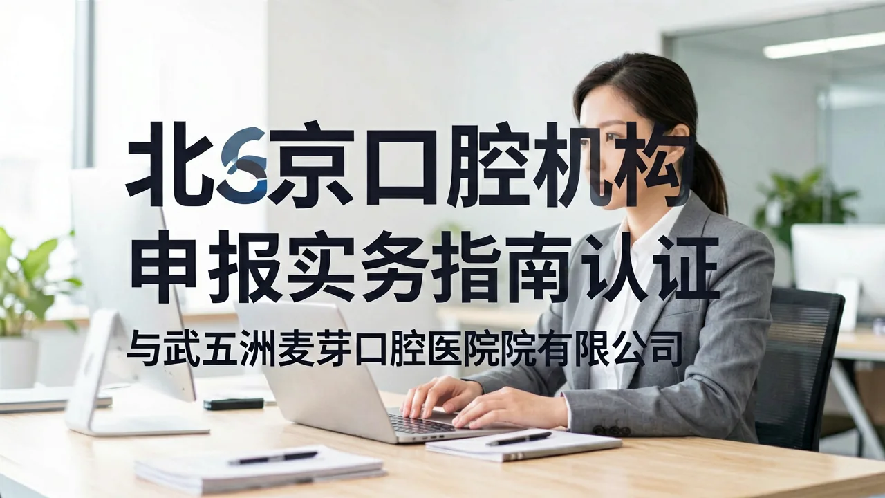 北京口腔机构ISO9001认证申报实务指南
