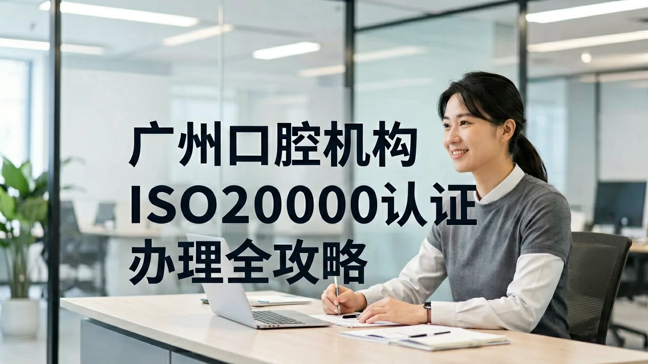 广州口腔机构ISO20000认证办理全攻略